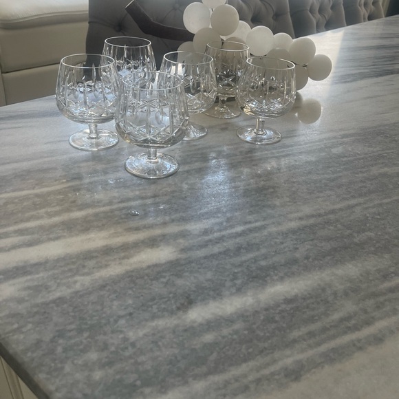 COPY - Six vintage heavy weight Crystal balloon brandy snifter glasses 10 ounce… - Picture 13 of 15